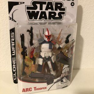 Star Wars The Clone Wars 6 Inch Action Figure Exclusive - Arc Trooper Red